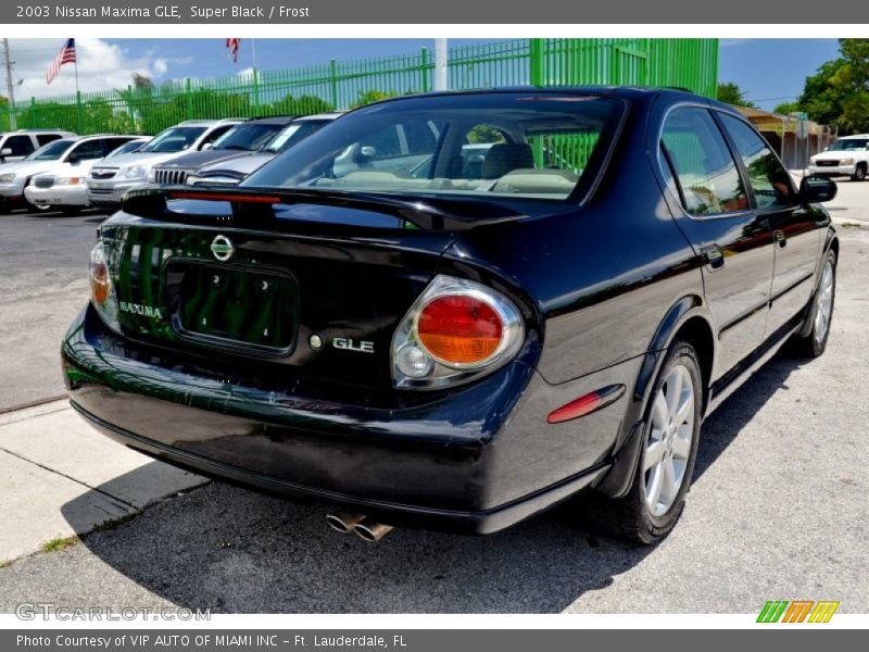 Super Black / Frost 2003 Nissan Maxima GLE