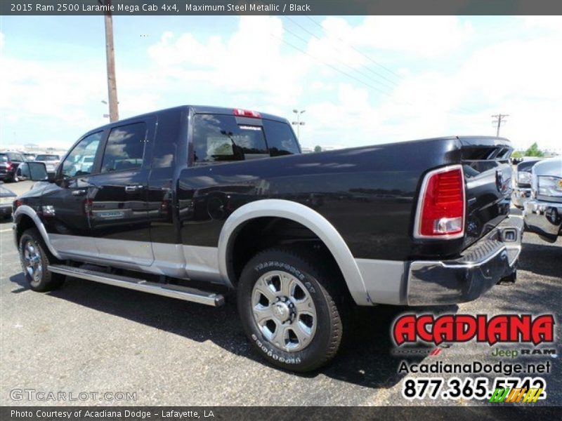 Maximum Steel Metallic / Black 2015 Ram 2500 Laramie Mega Cab 4x4