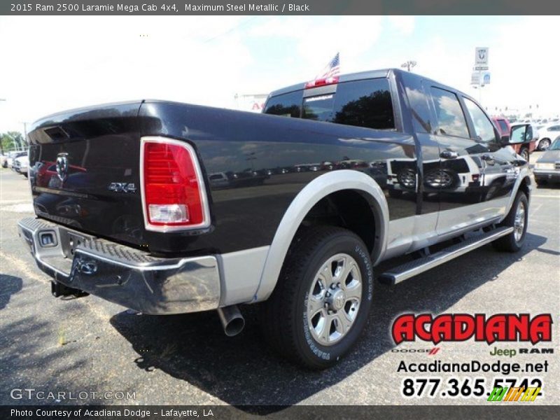 Maximum Steel Metallic / Black 2015 Ram 2500 Laramie Mega Cab 4x4