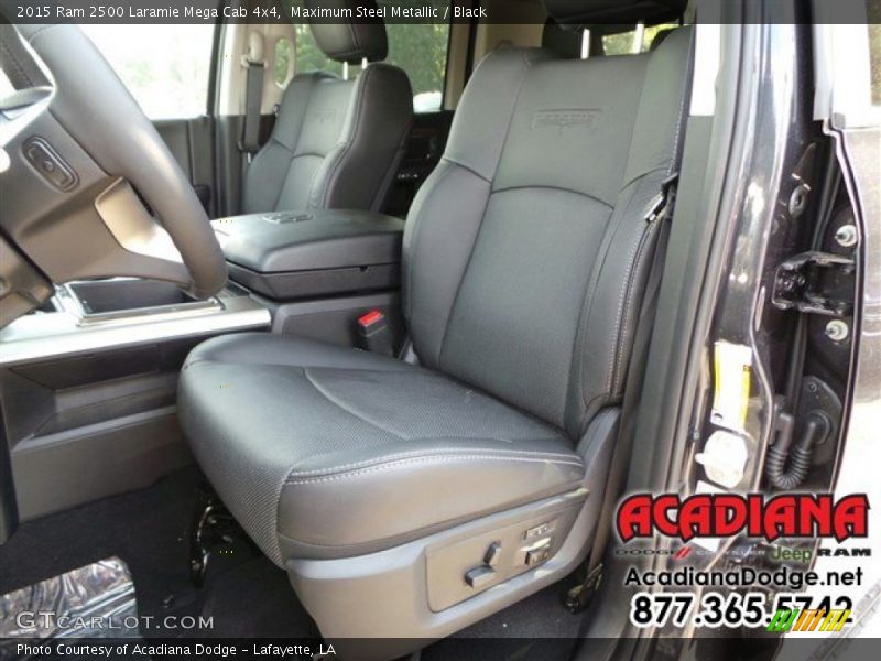 Maximum Steel Metallic / Black 2015 Ram 2500 Laramie Mega Cab 4x4