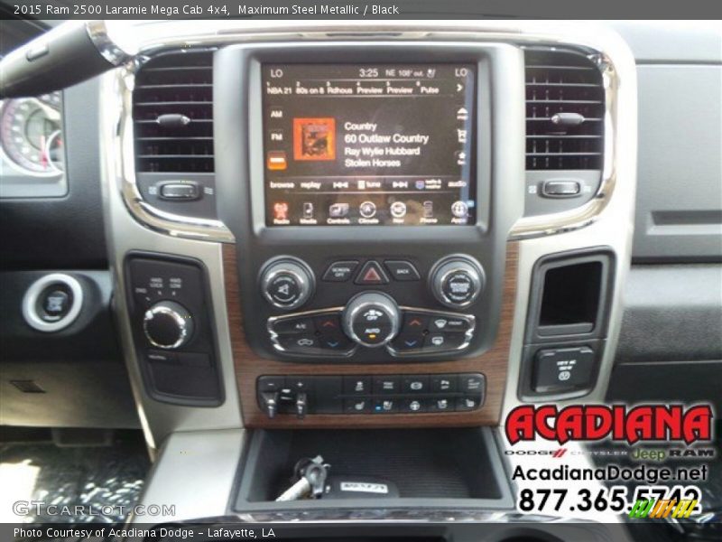 Maximum Steel Metallic / Black 2015 Ram 2500 Laramie Mega Cab 4x4