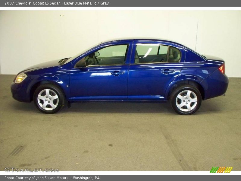 Laser Blue Metallic / Gray 2007 Chevrolet Cobalt LS Sedan