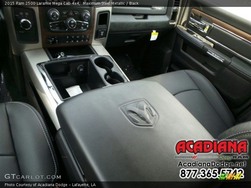 Maximum Steel Metallic / Black 2015 Ram 2500 Laramie Mega Cab 4x4
