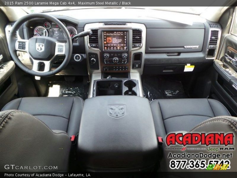 Maximum Steel Metallic / Black 2015 Ram 2500 Laramie Mega Cab 4x4