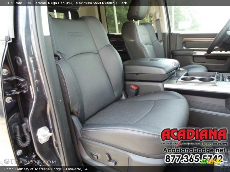 Maximum Steel Metallic / Black 2015 Ram 2500 Laramie Mega Cab 4x4