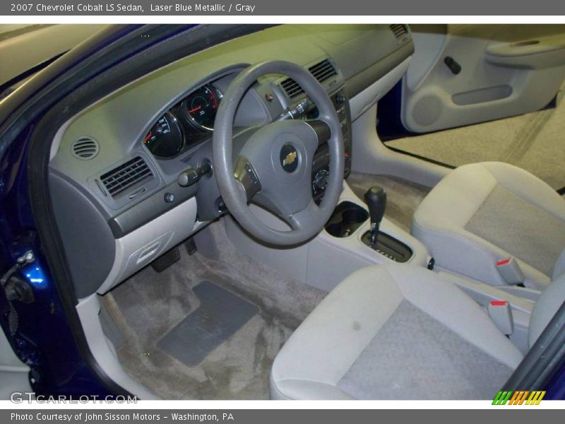 Laser Blue Metallic / Gray 2007 Chevrolet Cobalt LS Sedan