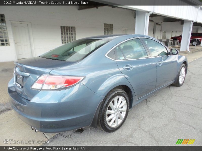 Steel Blue / Black 2012 Mazda MAZDA6 i Touring Sedan