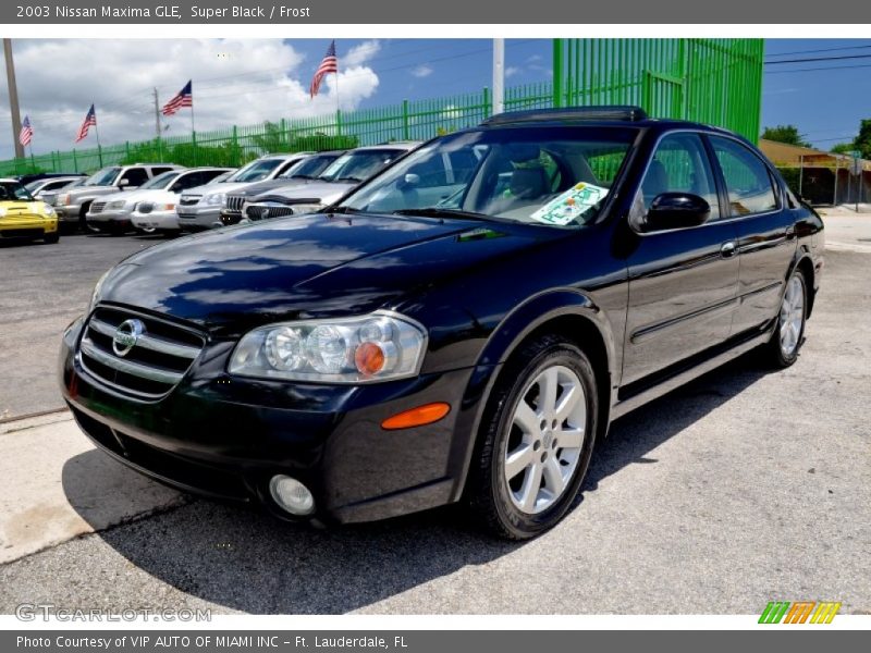 Super Black / Frost 2003 Nissan Maxima GLE