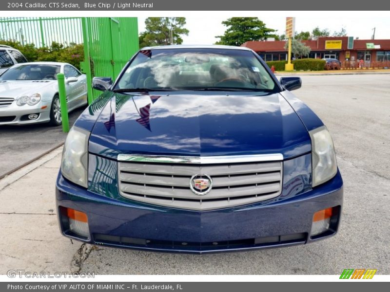 Blue Chip / Light Neutral 2004 Cadillac CTS Sedan