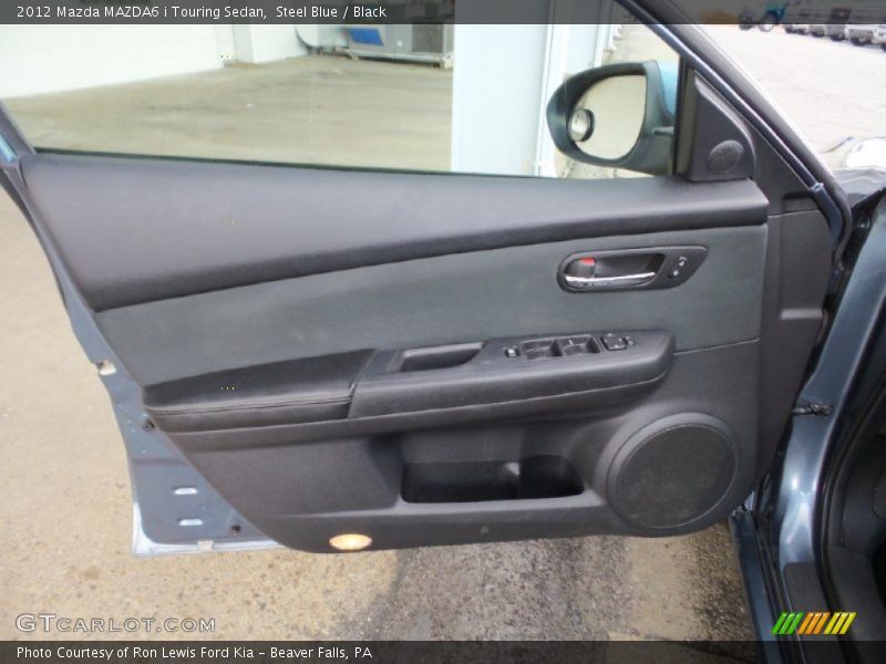 Steel Blue / Black 2012 Mazda MAZDA6 i Touring Sedan