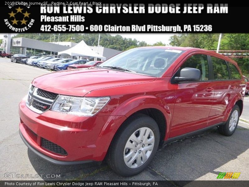 Redline 2 Coat Pearl / Black 2015 Dodge Journey SE