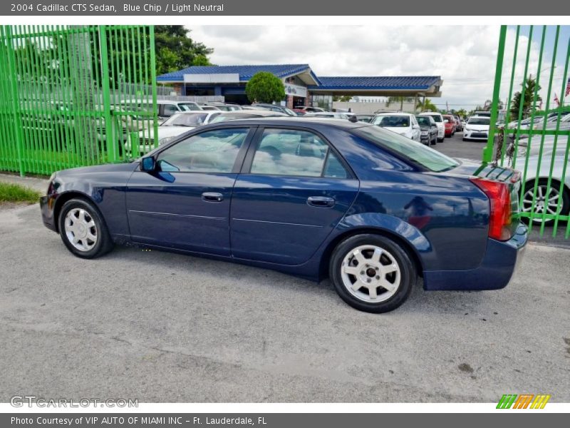 Blue Chip / Light Neutral 2004 Cadillac CTS Sedan