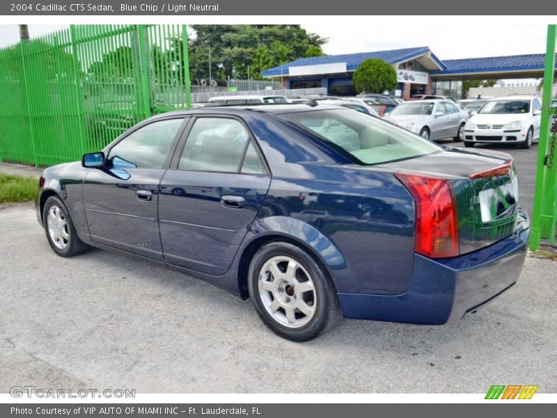 Blue Chip / Light Neutral 2004 Cadillac CTS Sedan