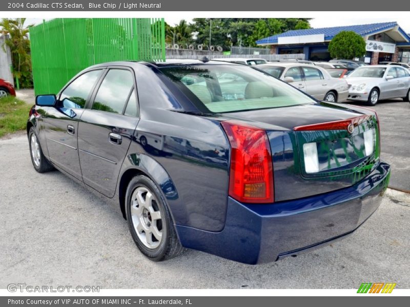 Blue Chip / Light Neutral 2004 Cadillac CTS Sedan