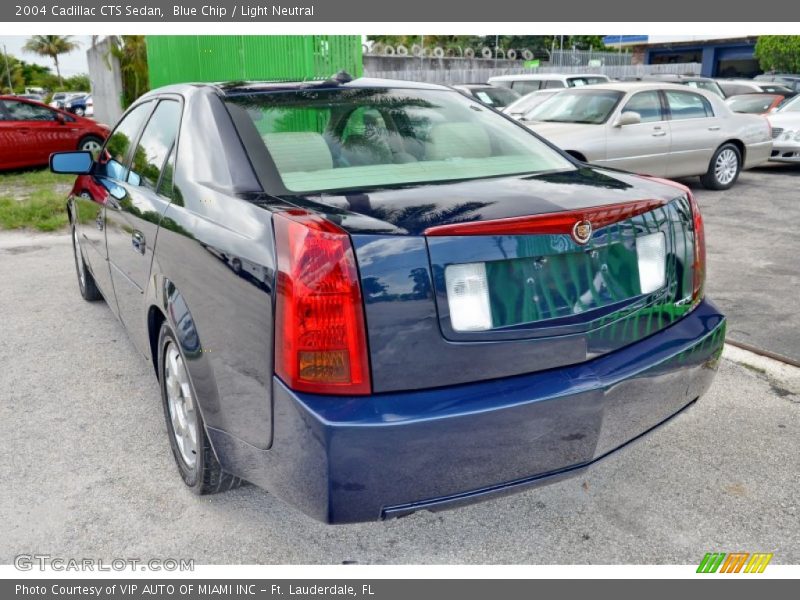 Blue Chip / Light Neutral 2004 Cadillac CTS Sedan