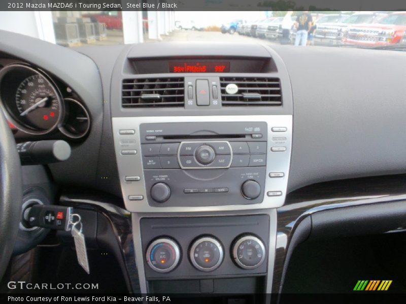 Steel Blue / Black 2012 Mazda MAZDA6 i Touring Sedan