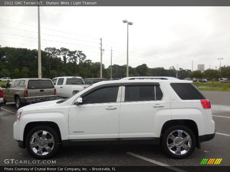 Olympic White / Light Titanium 2012 GMC Terrain SLT