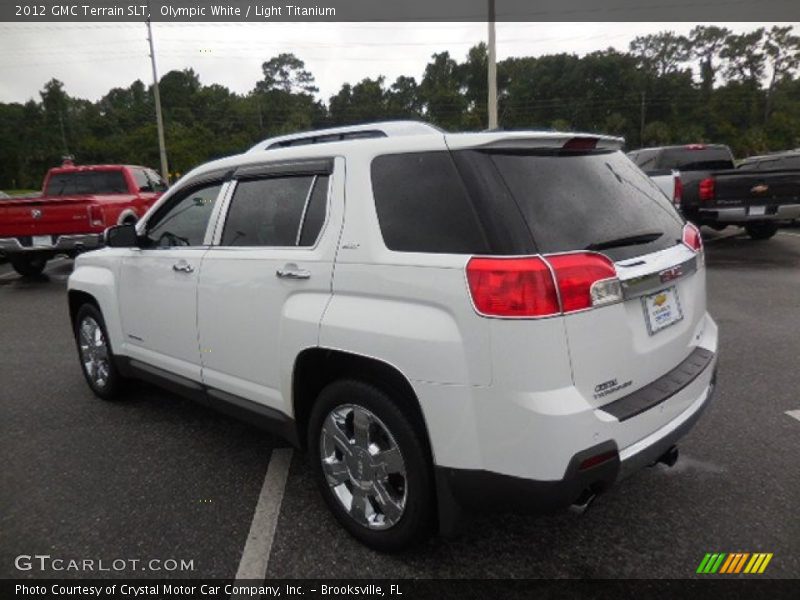 Olympic White / Light Titanium 2012 GMC Terrain SLT