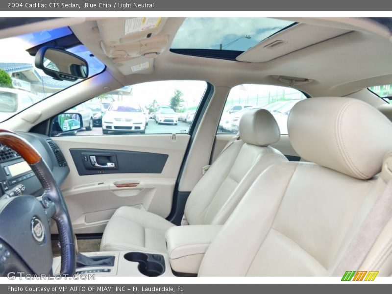Blue Chip / Light Neutral 2004 Cadillac CTS Sedan