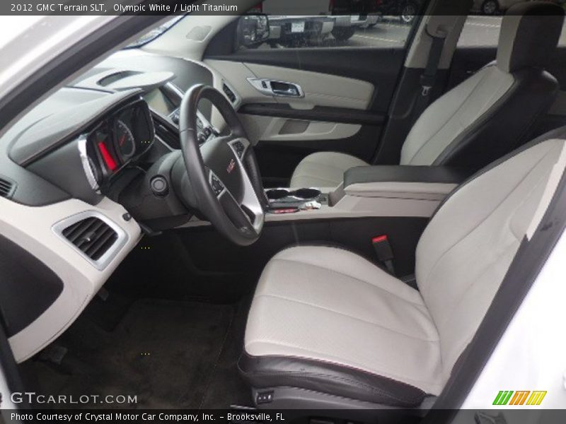 Olympic White / Light Titanium 2012 GMC Terrain SLT