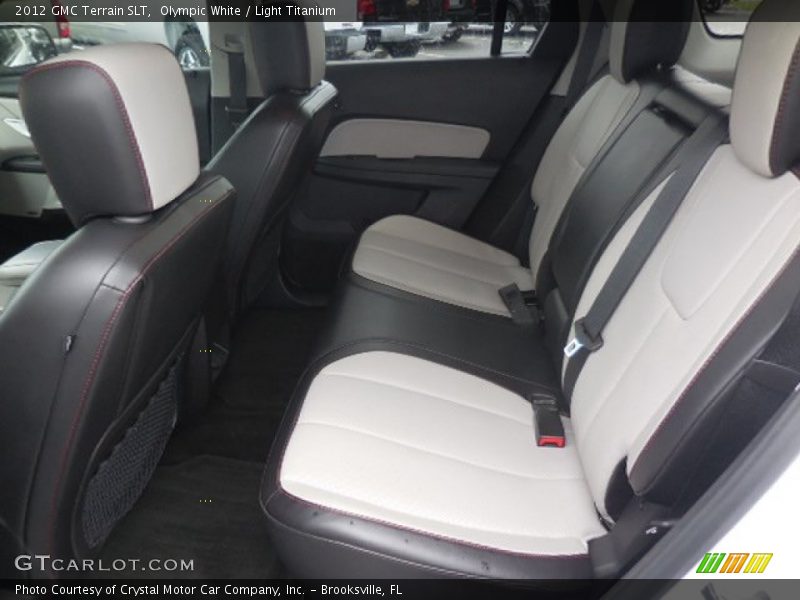 Olympic White / Light Titanium 2012 GMC Terrain SLT