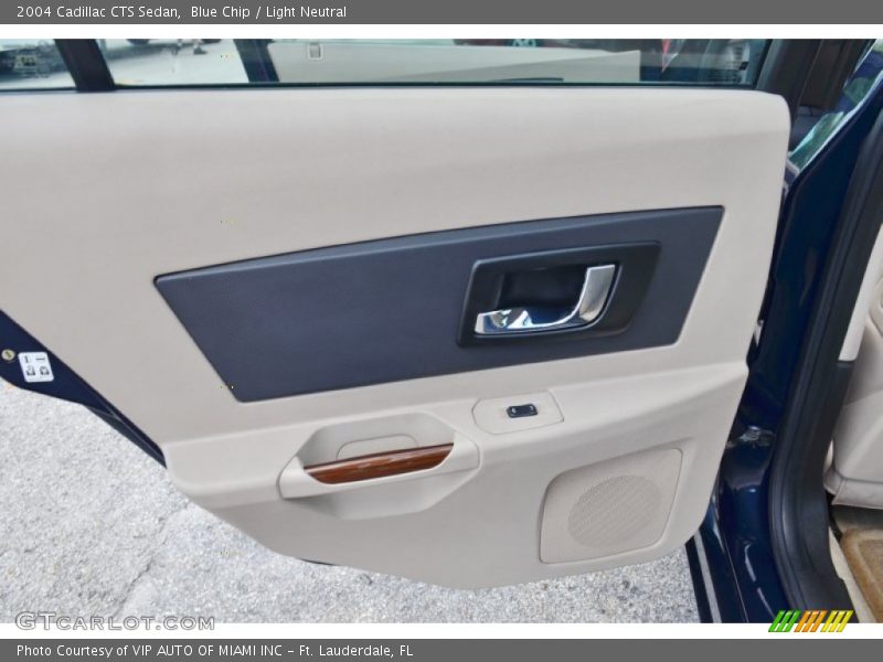 Blue Chip / Light Neutral 2004 Cadillac CTS Sedan