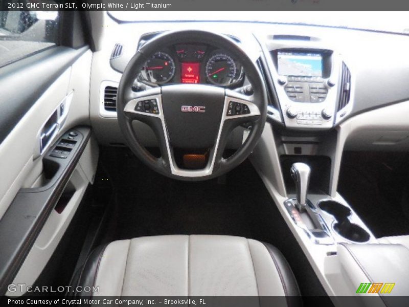 Olympic White / Light Titanium 2012 GMC Terrain SLT