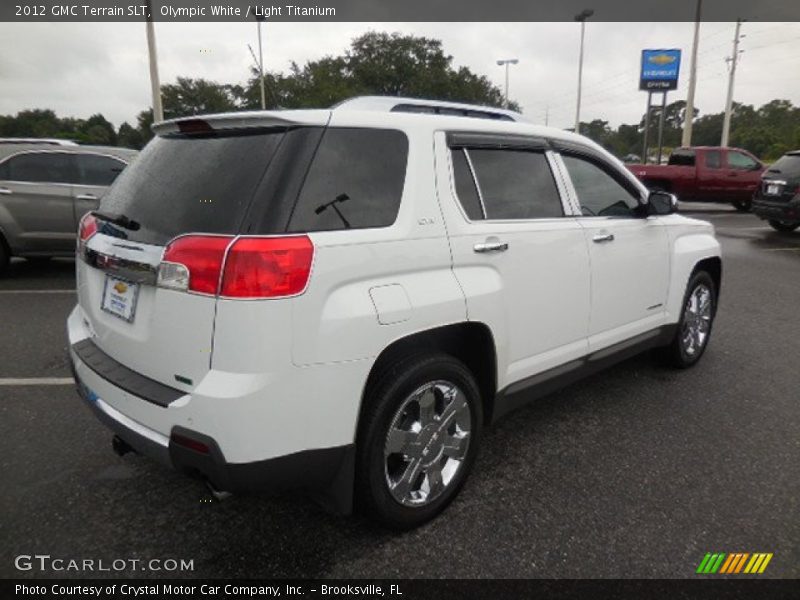 Olympic White / Light Titanium 2012 GMC Terrain SLT