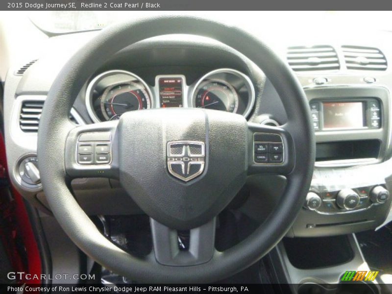 Redline 2 Coat Pearl / Black 2015 Dodge Journey SE