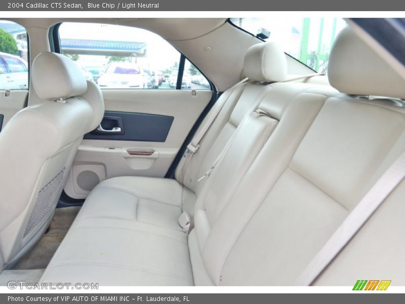 Blue Chip / Light Neutral 2004 Cadillac CTS Sedan