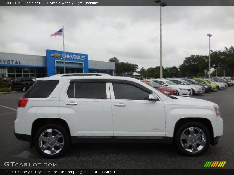 Olympic White / Light Titanium 2012 GMC Terrain SLT