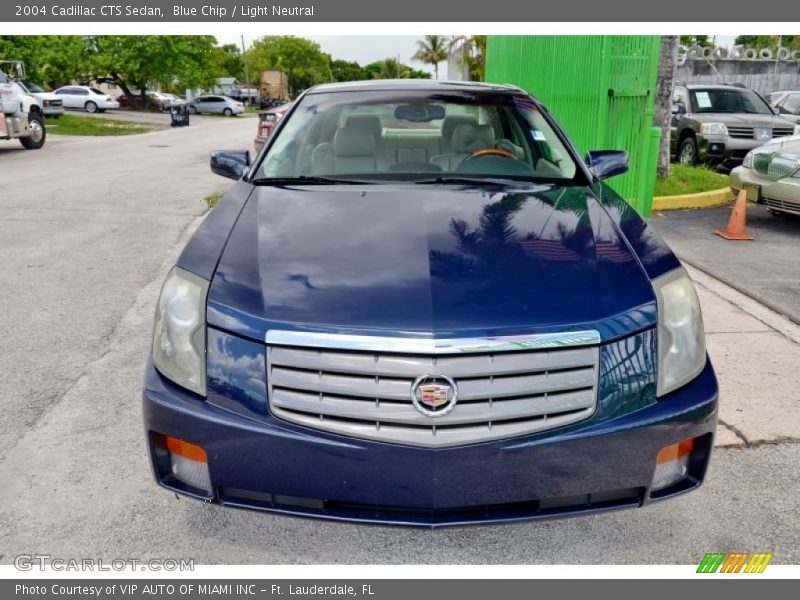 Blue Chip / Light Neutral 2004 Cadillac CTS Sedan