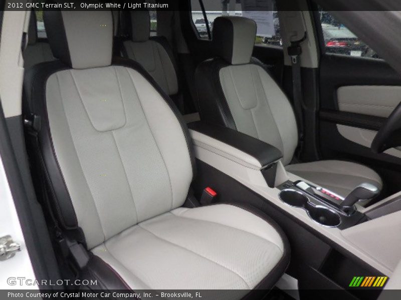 Olympic White / Light Titanium 2012 GMC Terrain SLT