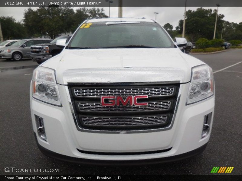 Olympic White / Light Titanium 2012 GMC Terrain SLT