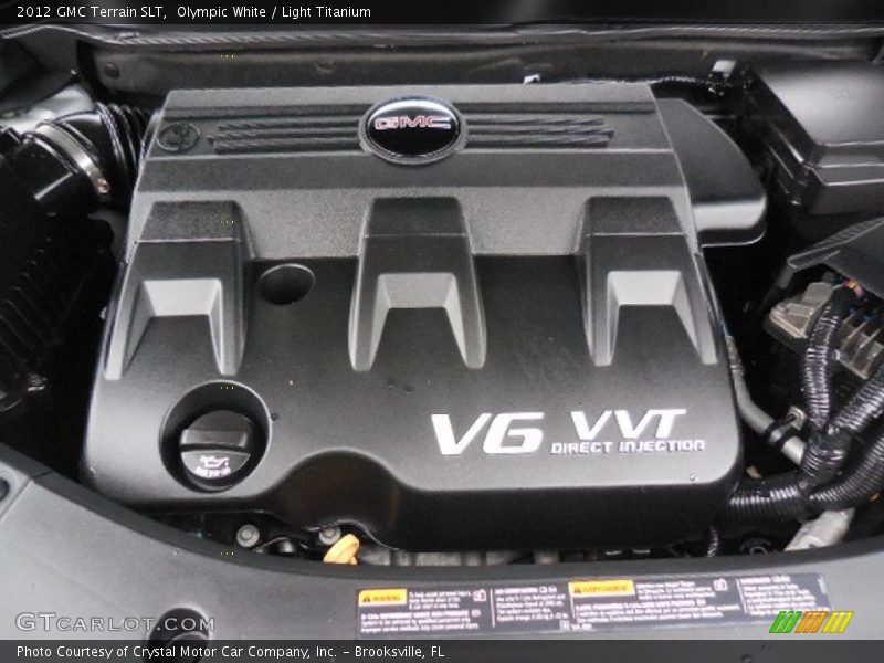 Olympic White / Light Titanium 2012 GMC Terrain SLT