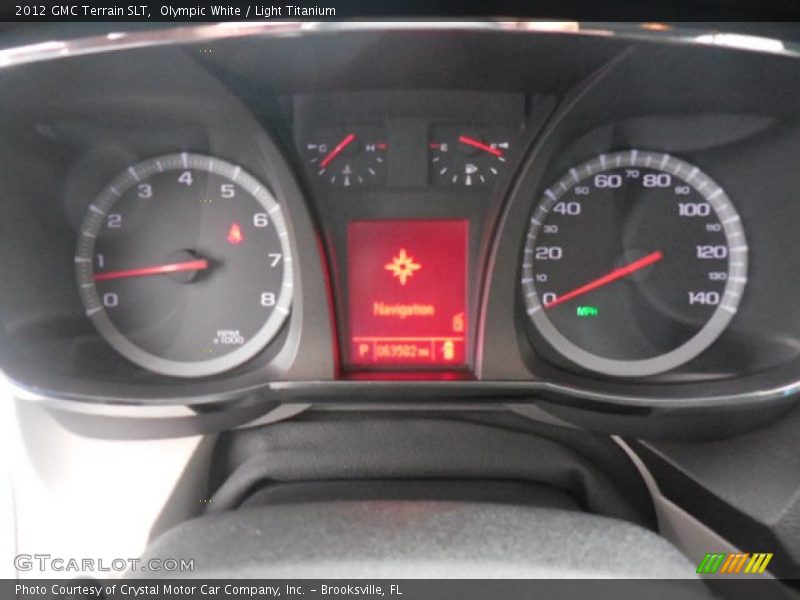 Olympic White / Light Titanium 2012 GMC Terrain SLT