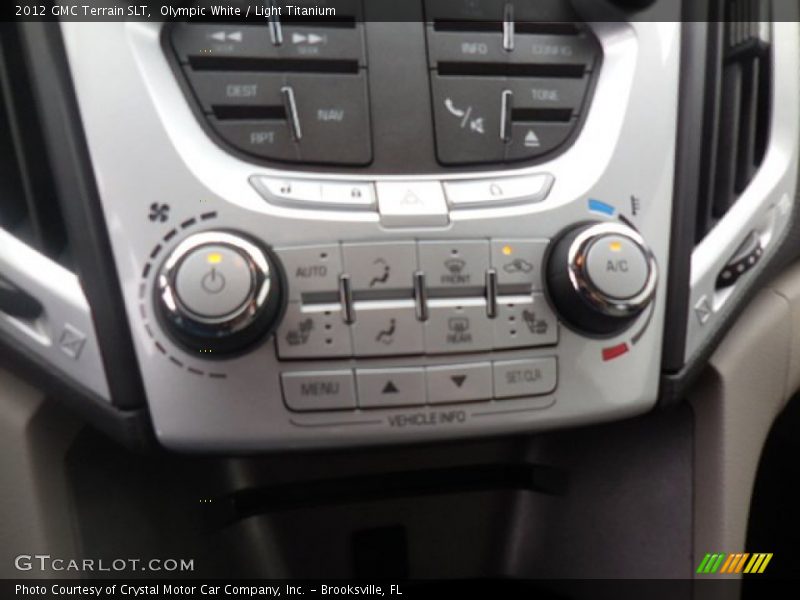 Olympic White / Light Titanium 2012 GMC Terrain SLT