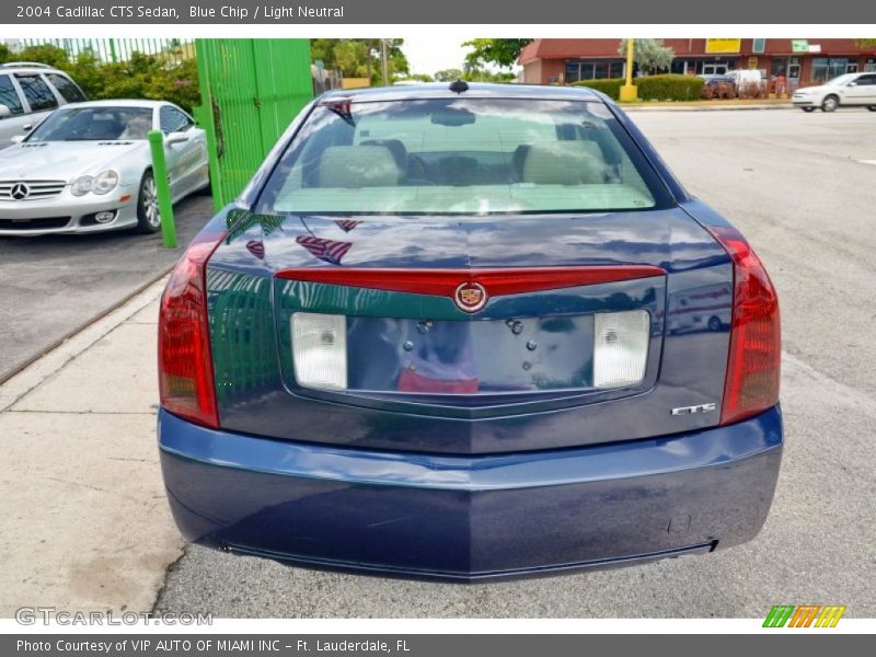 Blue Chip / Light Neutral 2004 Cadillac CTS Sedan