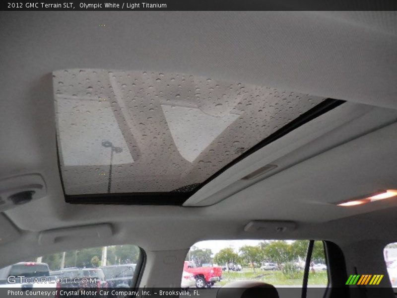 Olympic White / Light Titanium 2012 GMC Terrain SLT