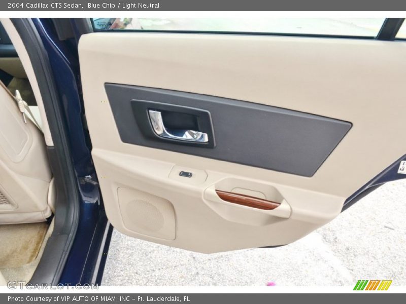 Blue Chip / Light Neutral 2004 Cadillac CTS Sedan