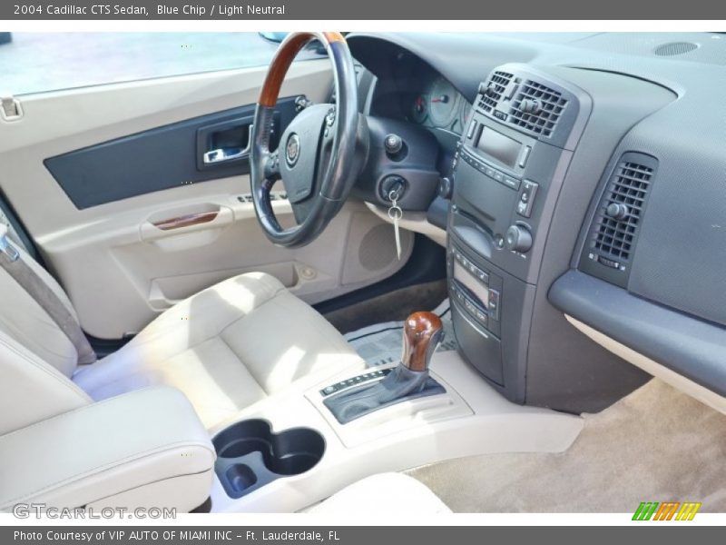 Blue Chip / Light Neutral 2004 Cadillac CTS Sedan