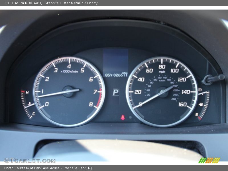 Graphite Luster Metallic / Ebony 2013 Acura RDX AWD
