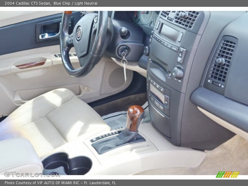 Blue Chip / Light Neutral 2004 Cadillac CTS Sedan