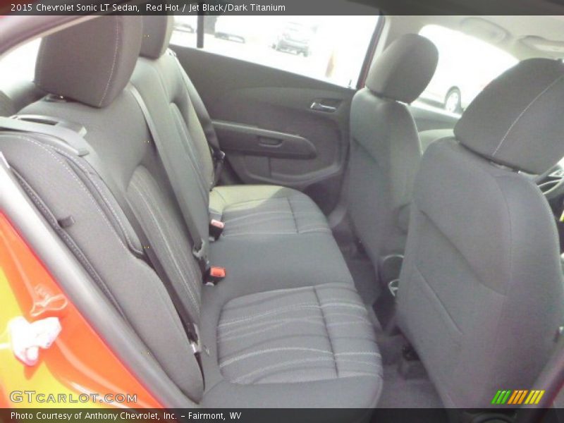 Red Hot / Jet Black/Dark Titanium 2015 Chevrolet Sonic LT Sedan