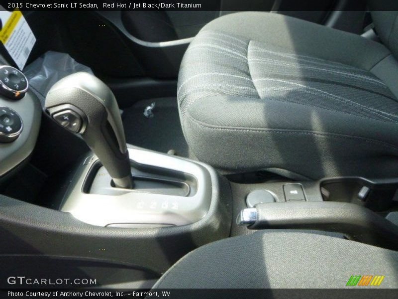 Red Hot / Jet Black/Dark Titanium 2015 Chevrolet Sonic LT Sedan