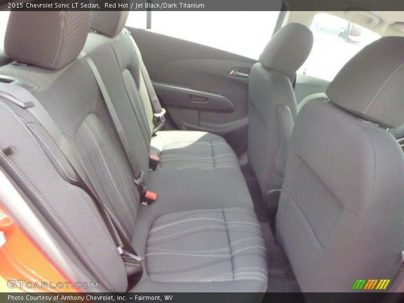 Red Hot / Jet Black/Dark Titanium 2015 Chevrolet Sonic LT Sedan