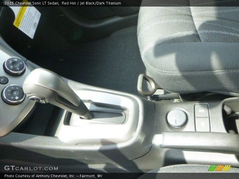 Red Hot / Jet Black/Dark Titanium 2015 Chevrolet Sonic LT Sedan