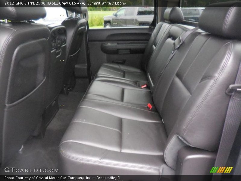 Summit White / Ebony 2012 GMC Sierra 2500HD SLE Crew Cab 4x4