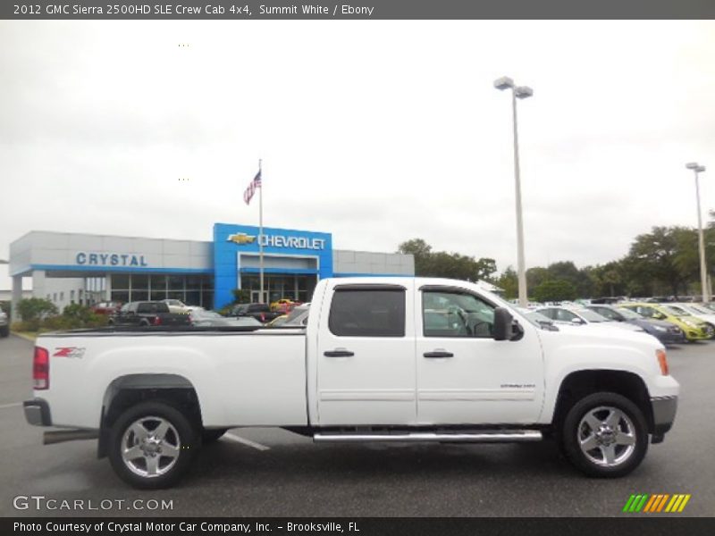 Summit White / Ebony 2012 GMC Sierra 2500HD SLE Crew Cab 4x4