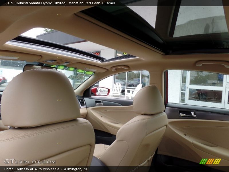 Venetian Red Pearl / Camel 2015 Hyundai Sonata Hybrid Limited